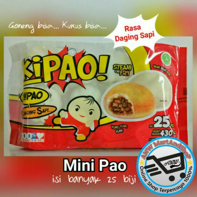 

Minipao Kipao Daging Sapi (isi 25)