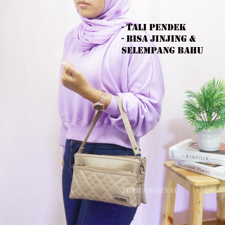 TuahSlim bags ( New ) SLingbag 4 ruang Import premium series high quality Cluth 09 / Tas Wanita Import Terbaru Kekinian viral/ Tas Selempang Wanita Terlaris / Tas Cluth import Wanita / Dompet Hp Dan Uang Wanita Terbaru