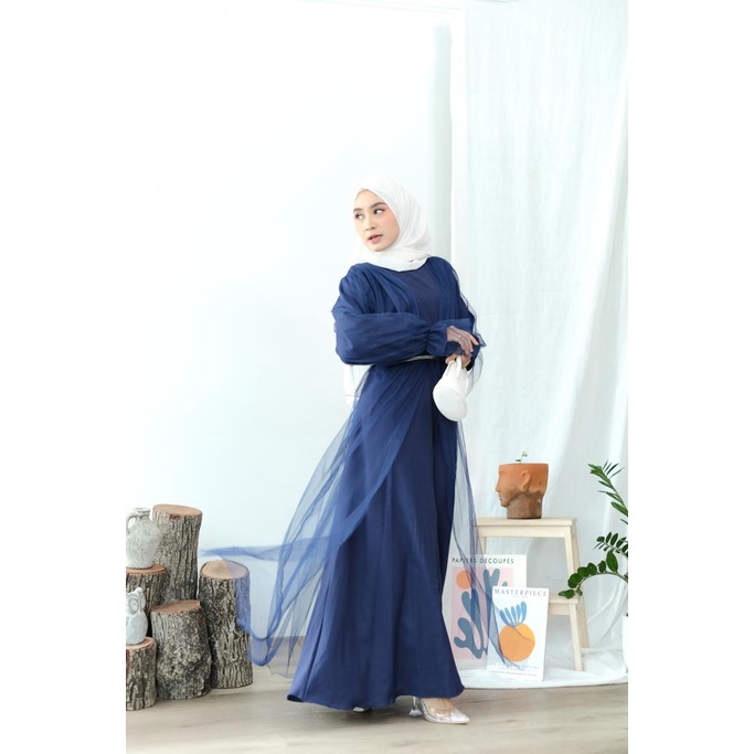 DRESS PESTA WANITA - NEW ZARRA MAXY - GAUN MAXY KONDANGAN - DRESS GAMIS PESTA TILLE