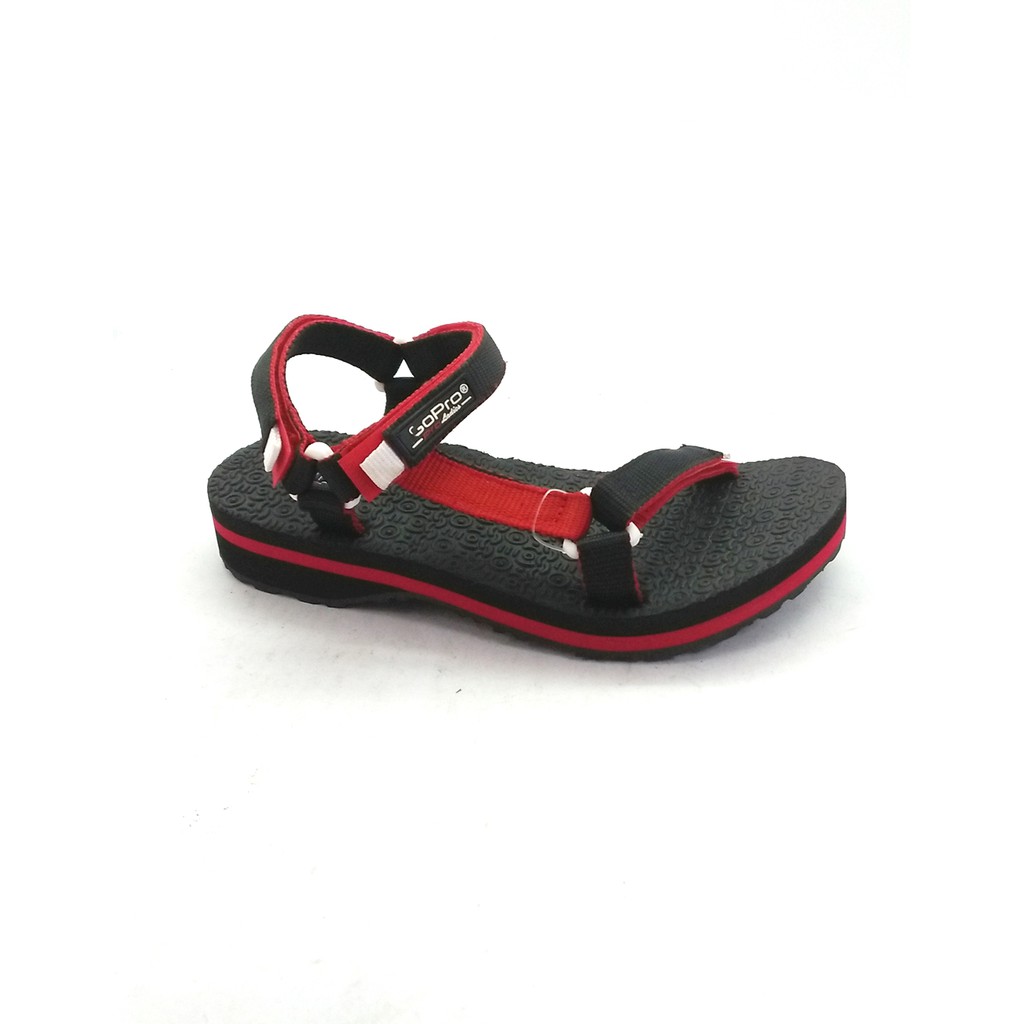 Sandal Gunung Anak Perempuan Gopro Rapunzel Hitam/Merah