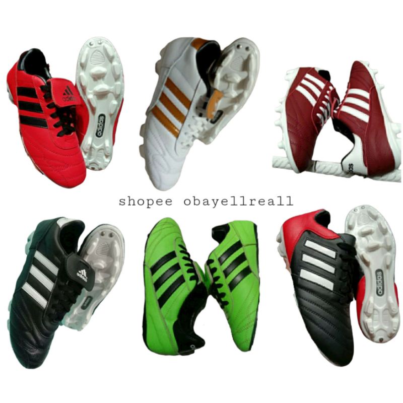 sepatu bola adidas pul biasa bahan kulit