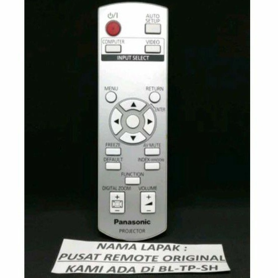 REMOTE REMOT PROJECTOR PROYEKTOR PANASONIC N2QAYB000262 ORIGINAL ASLI