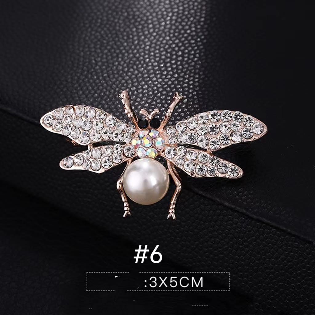 Elegant Pin Bros Cantik ala Korea - premium brooch - aksesoris hijab - bros kebaya