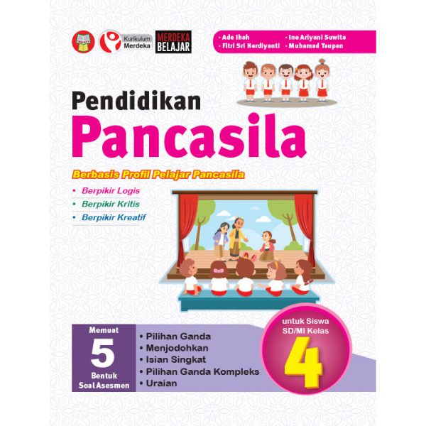 Buku Pendidikan Pancasila/PKn SD/MI Kelas 4 Kurikulum Merdeka