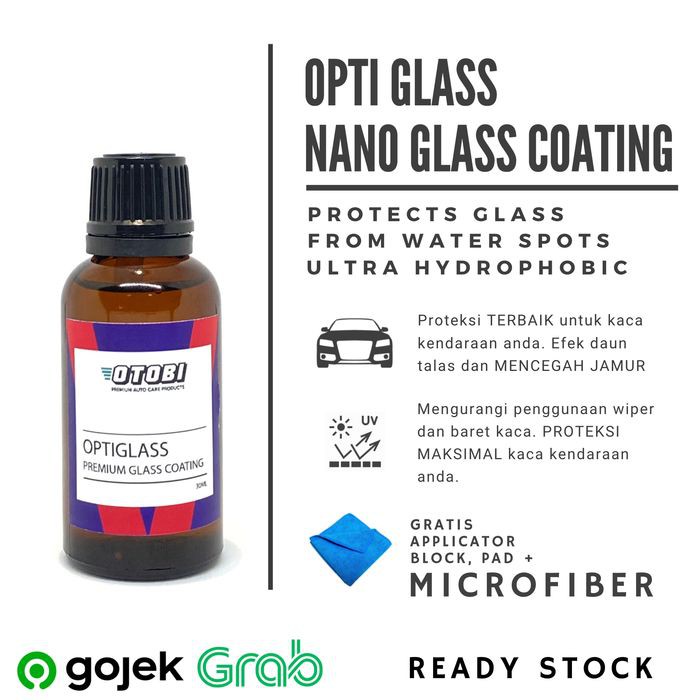 Opti Glass by Otobi - Nano Coating Kaca Ceramic Tahan Lama Coat Mobil