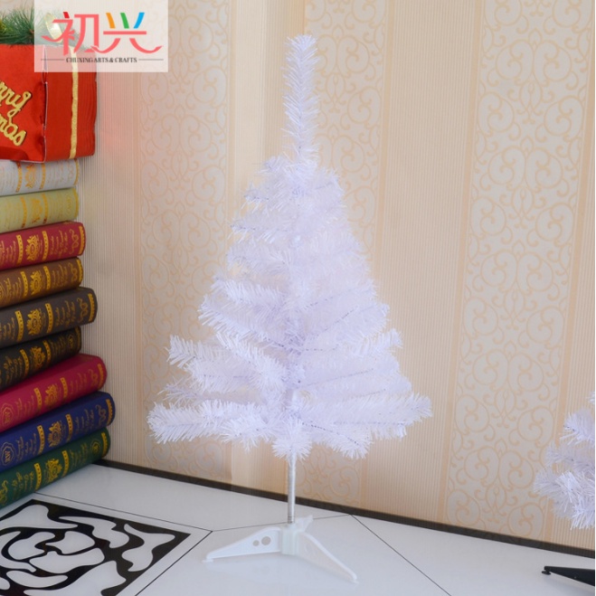 Pohon Natal PVC 60 cm Putih Termurah High Quality Aksesoris Dekorasi Christmas Hiasan