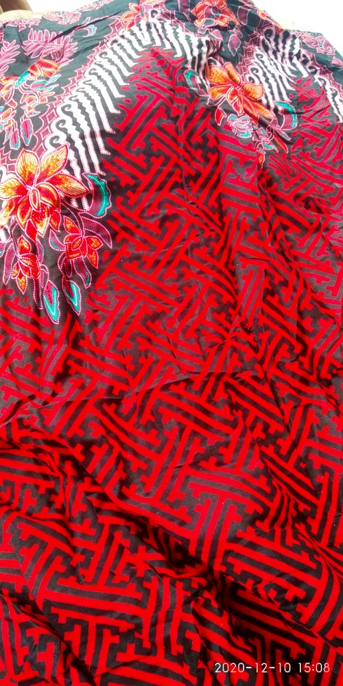 Nayaka Batik-couple Sarah Tille Slendang Payet Mutiara Lengan Panjang Termurah | Anjella Hauw Couple