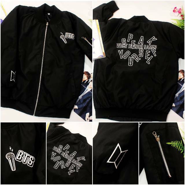 Jacket KPOP Korea BTS Bomber Speak Yourself