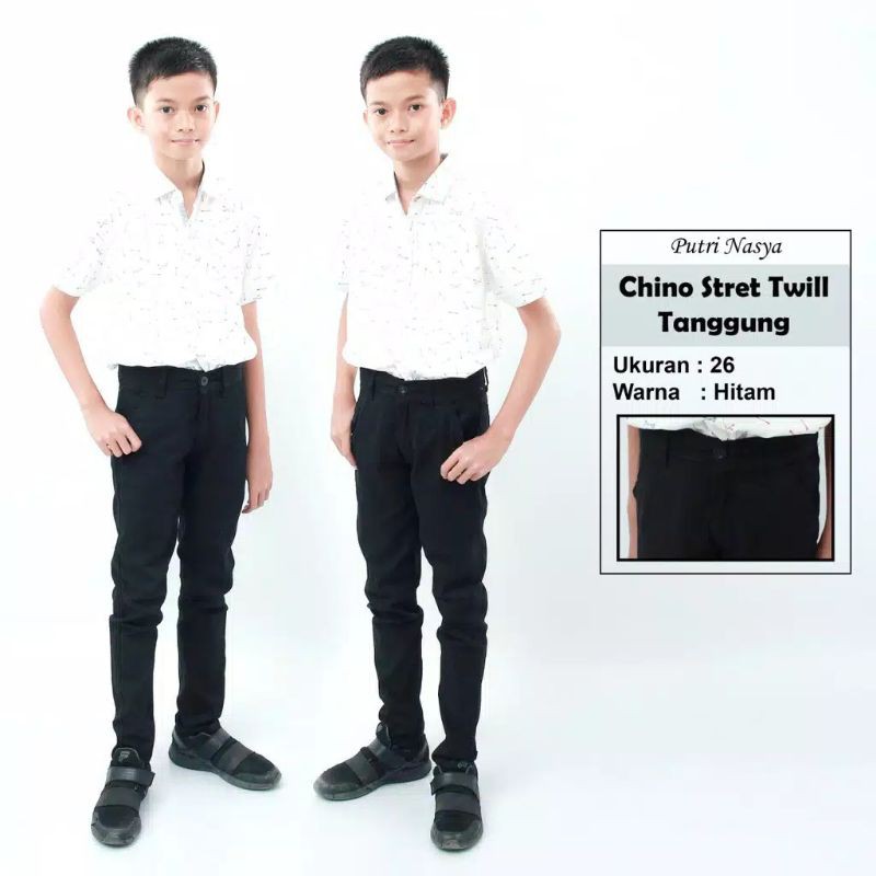 celana chino junior tanggung celana Chino anak 24/26 chino panjang anak
