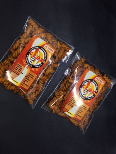 Makaroni spiral murah enak renyah kemasan 90grm