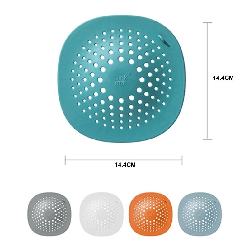 1PCS Shower Drain Covers,Silicone Bathroom Sink Strainer,Bathtub Drain Hair Catcher,Floor Drain Strainer,Drain Kitchen Protectors Cover for Floor Laundry Kitchen and Bathroom