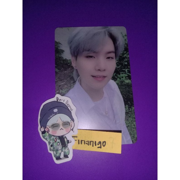 PC LD/Lucky Draw OFFICIAL BTS BUTTER PWS SUGA/YOONGI [BACA DESK]