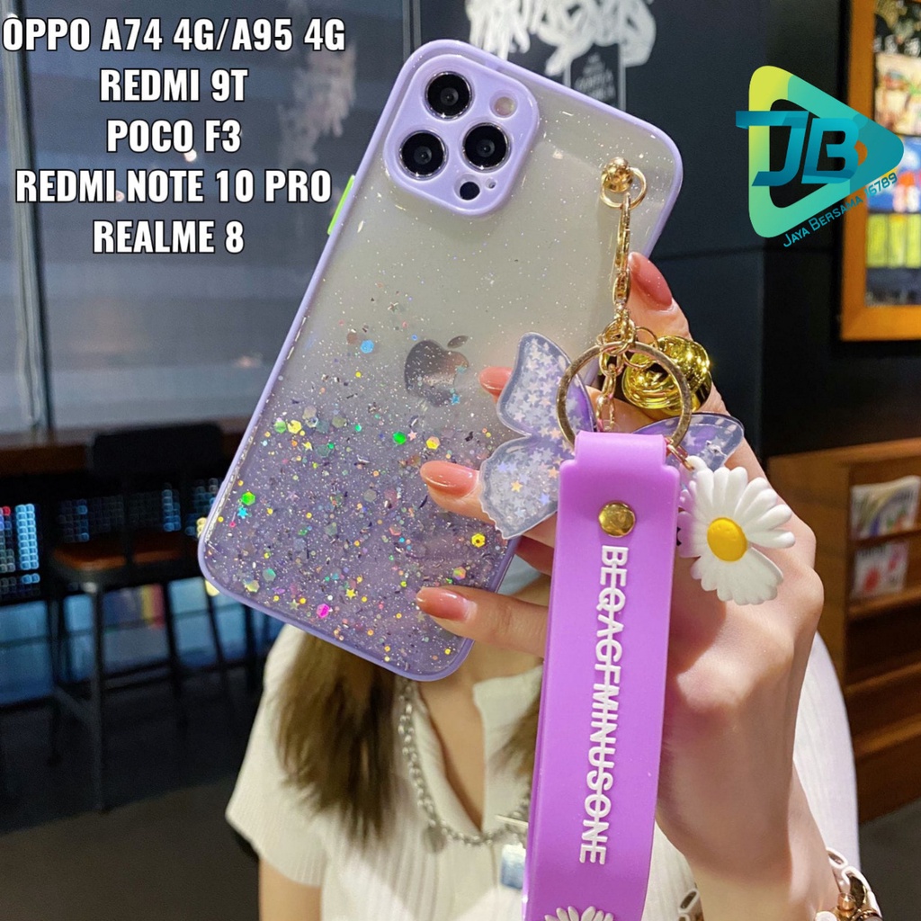 Y014 SOFTCASE FUZE GLITTER PELINDUNG KAMERA OPPO A53 A33 2020 A95 A74 RENO 4F 5 5F JB5210