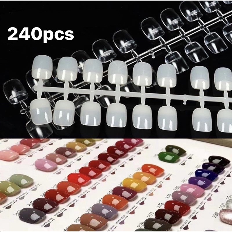 Nail Display Colors Chart  Bentuk Kotak 240pcs