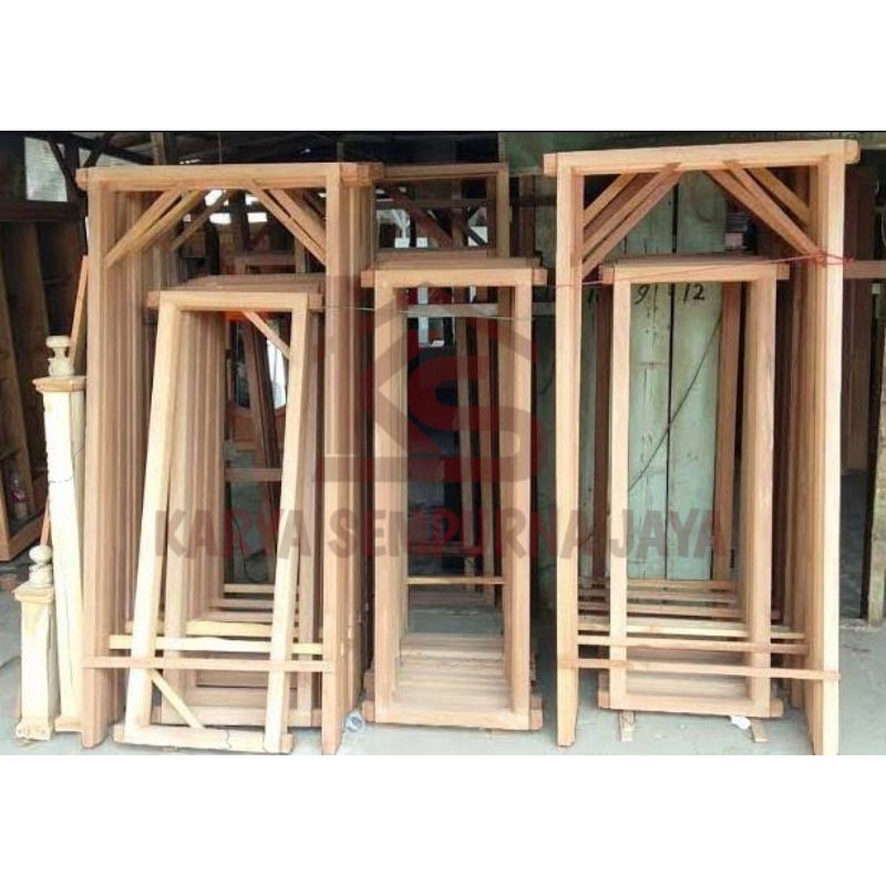 Kusen Pintu Kusen Jendela Ukuran Standar Kayu