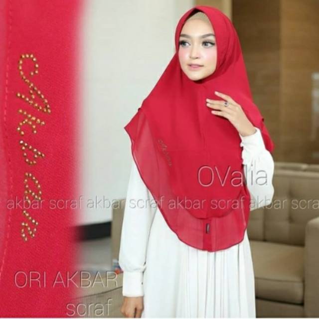 Hijab khimar ovalia by akbar ori termurah