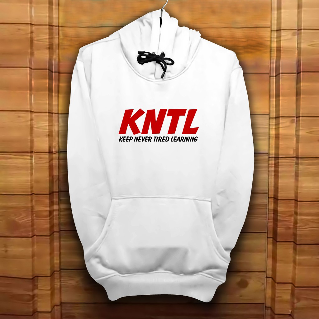 Hoodie Pria / Hodie Pria / Jaket Pria / Sweater Hoodie KNTL (KEEP NEVER TIRED LEARNING)