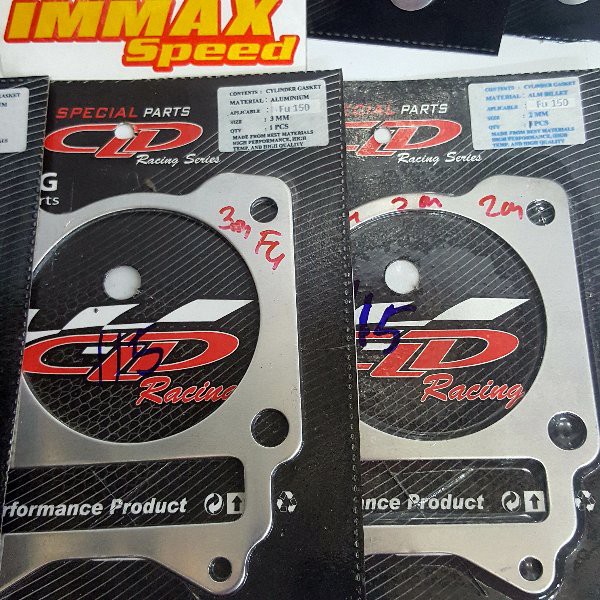 Packing Gasket Block Silinder Alumunium 2mm 3mm 2 3 mm Suzuki Satria Fu150 fu 150 f150 raider satria