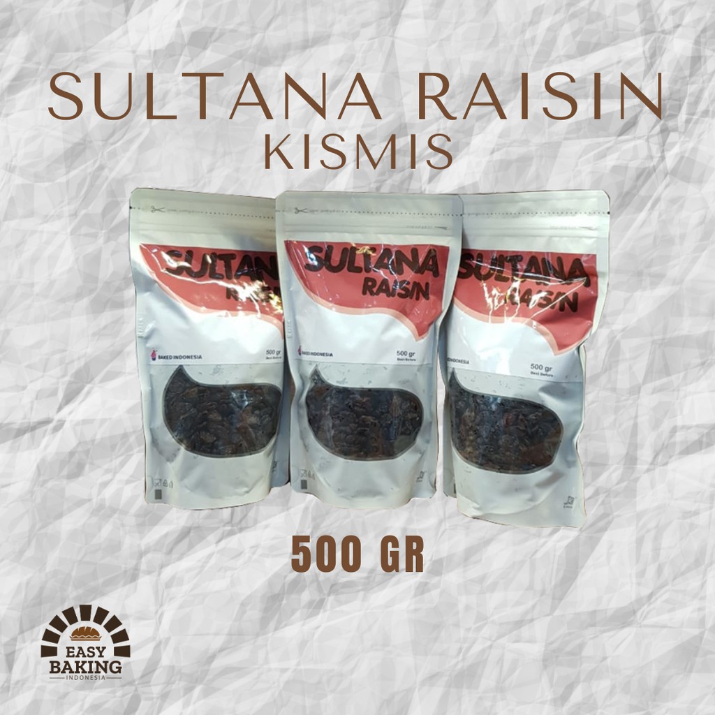 

Kismis - Sultana Raisin (Kemasan 500 gram) Original 100%