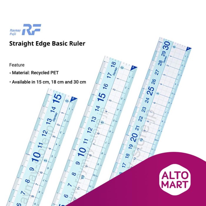 

Hemat Raymay Basic Ruler Set Penggaris Busur Segitiga Protractor 15 18 30 Cm Terbatas