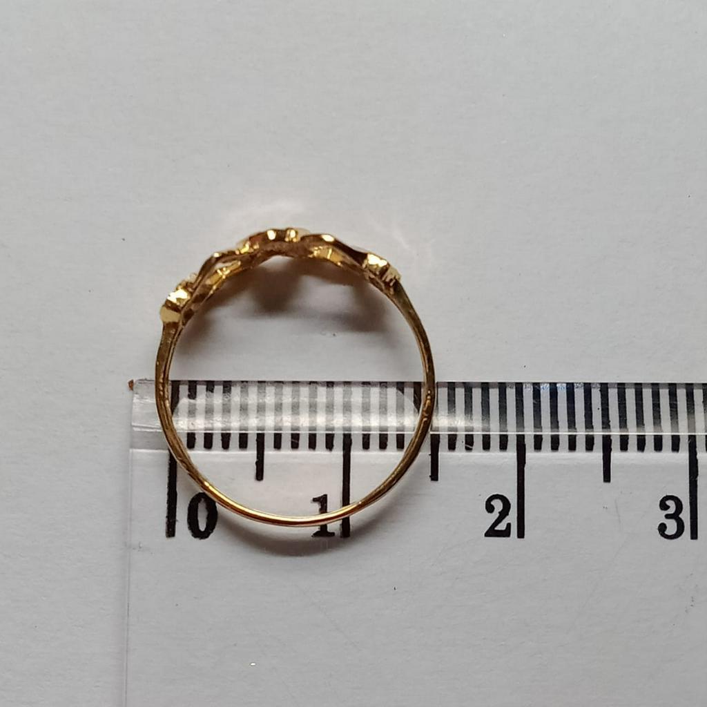 Cincin Anak Emas 17K - 0.95 Gr Kadar 750 - 5038