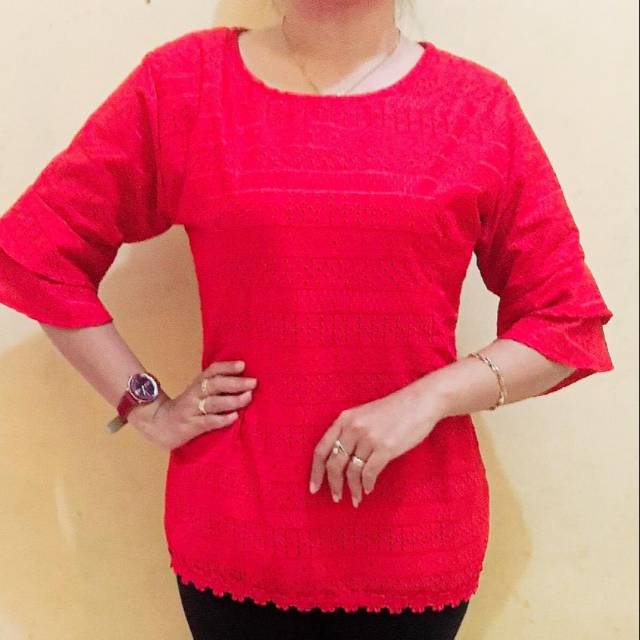 Blus katun bolong