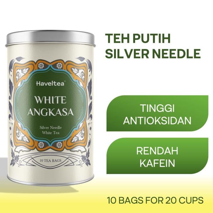 

(BISA COD) WHITE ANGKASA | Big Tin | Haveltea | White Tea | Silver Needle TERBAIK Kode 824