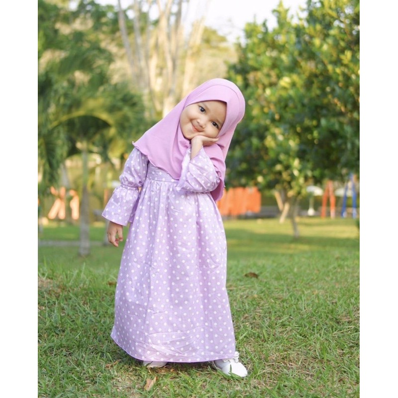 Gamis Anak Polka Gamis Mengaji