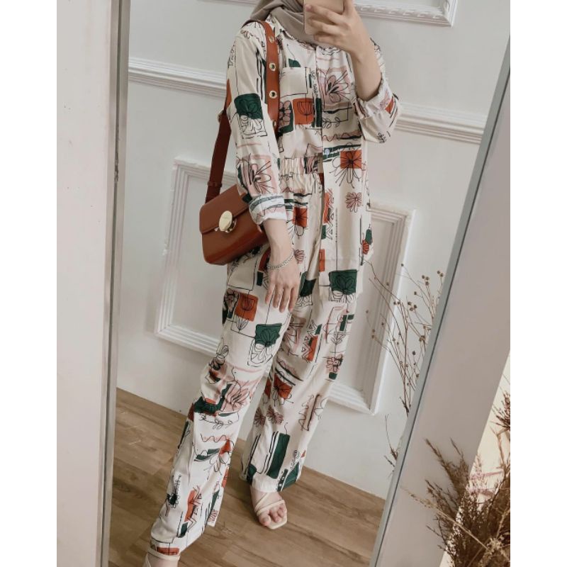 OMYRA ONE SET / KINAN LULU ESPANA LIVIA TARINA AVORA MADIA NACO ELINA ONE SET RAYON TIE DYE-8