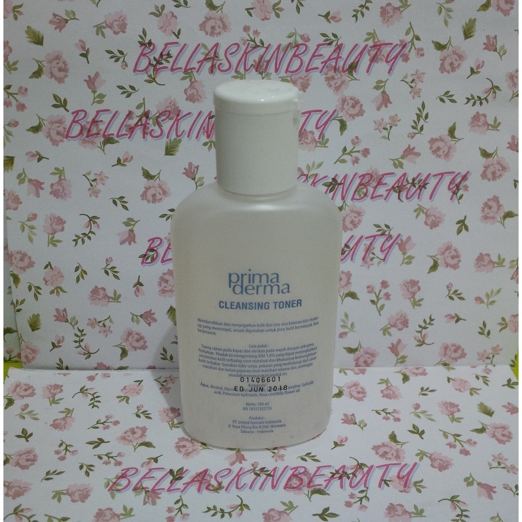 PRIMADERMA CLEANSING TONER – PEMBERSIH SEKALIGUS PENYEGAR