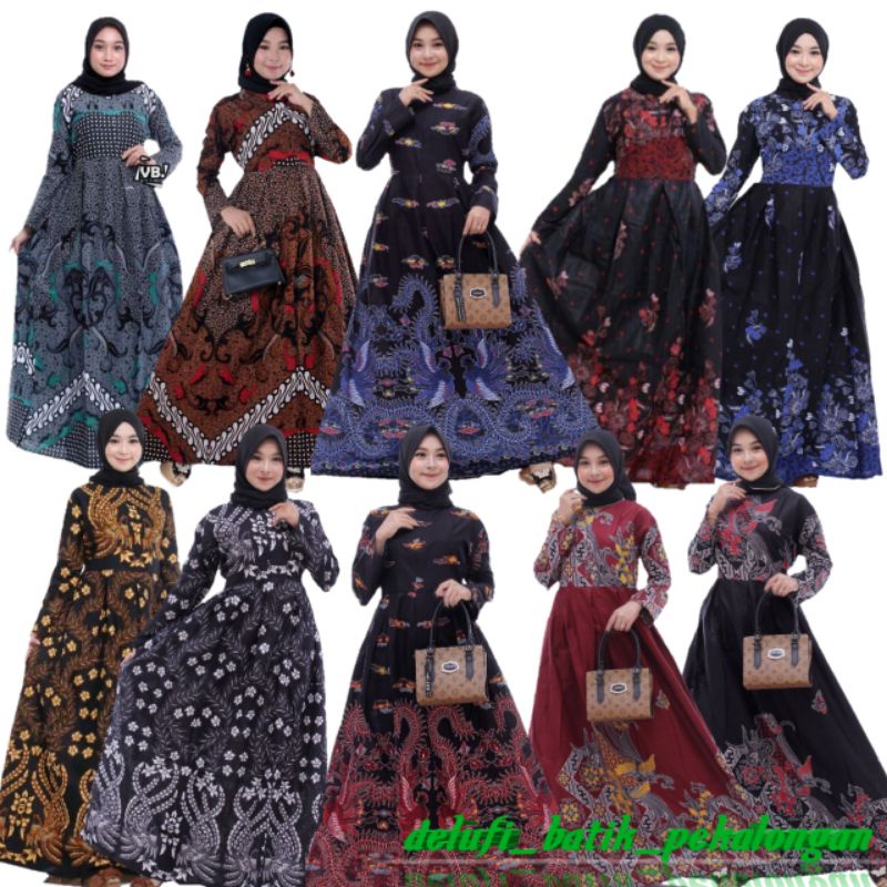 01 Gamis-Gamis Batik-Gamis Wanita Batik-Gamis Batik Murah-Batik Wanita Murah Berkualitas