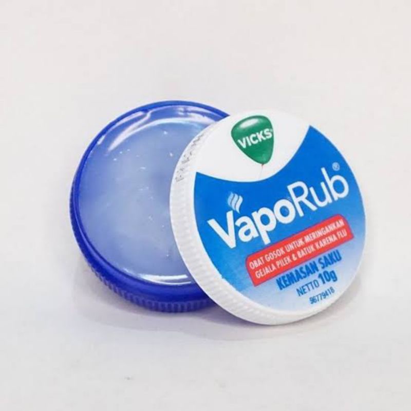 ORIGINAL VICKS VAPORUB 10 GRAM / BALSEM VICKS VAPO RUB BALSAM FLU 10 G