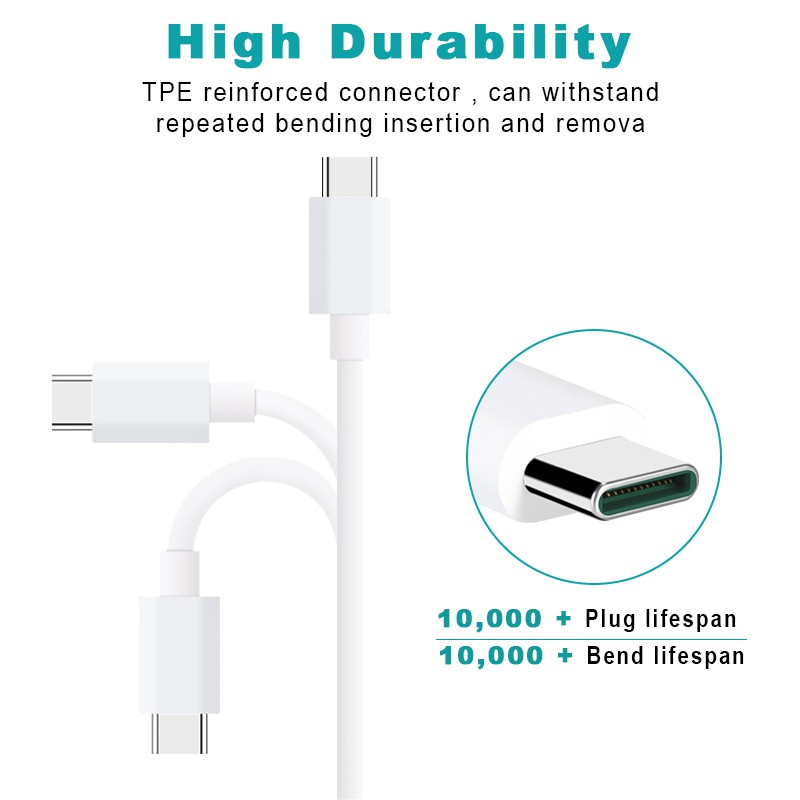 GROTIC Kabel Data Type-C 200cm Super Fast Charging 4.5A 44W untuk OPPO Xiaomi Huawei Phone-1