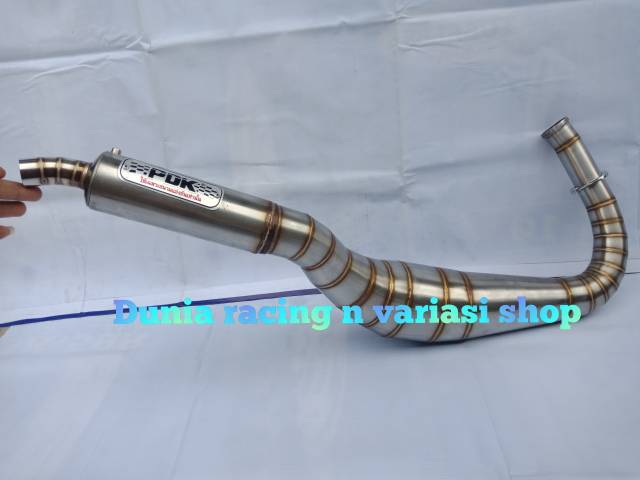 Knalpot racing RX King model Cobra Tello Thailand Stenlis PDK original
