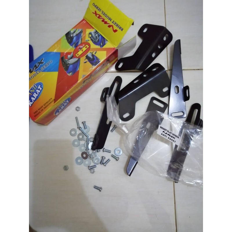 Bracket Serpo Nmax / Breket Serpo Spion Visor Nmax Tanpa Bor Body Nmax Variasi Aksesoris Nmax