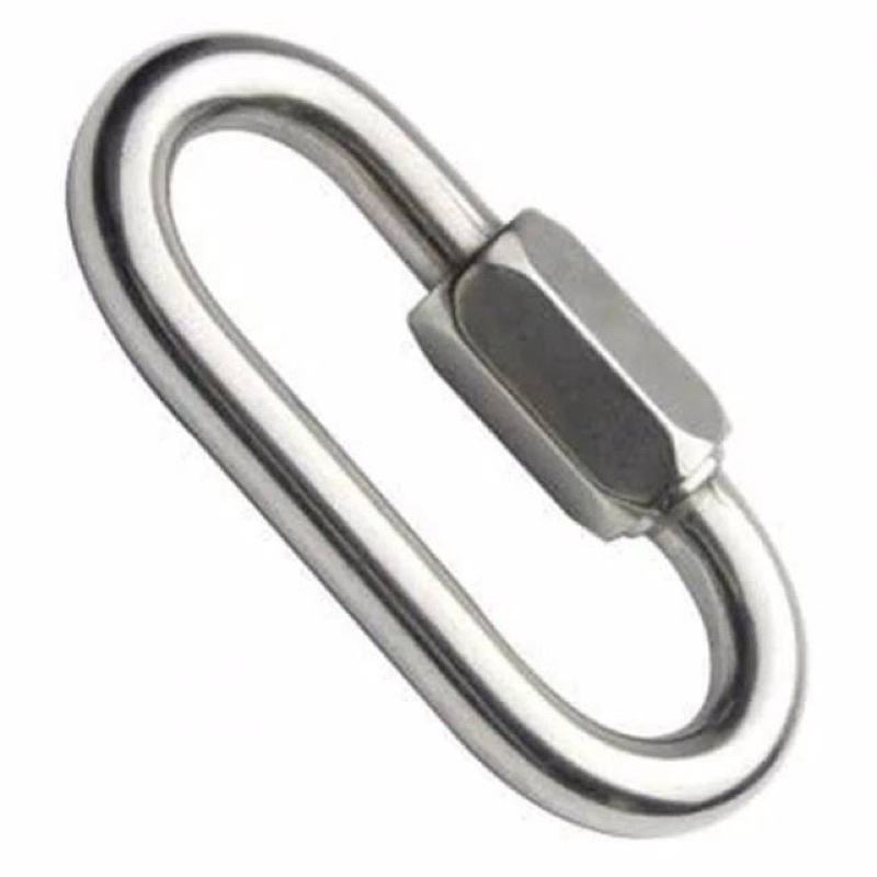 Mailon Rapid Mini Carabiner Oval Screw Karabiner stainless steel 6mm Carabiner Baja