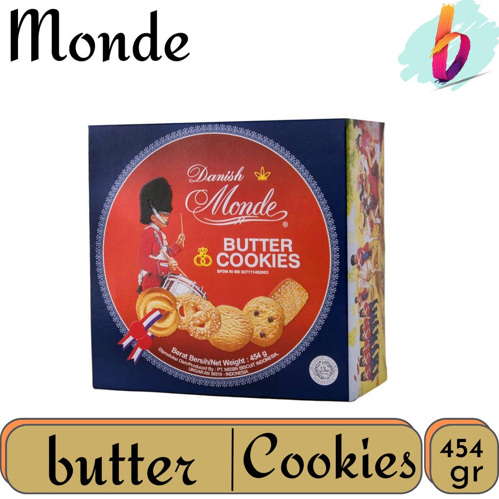 

Monde Biscuit Butter Cookies 454 G