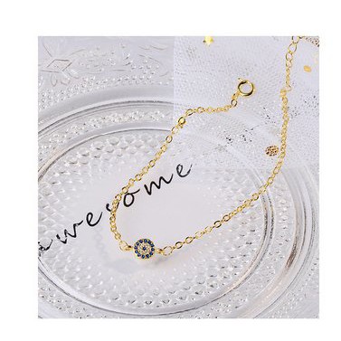 Gelang mata setan biru fashion temperamen mata lingkaran Tangan berperan sebagai ofing