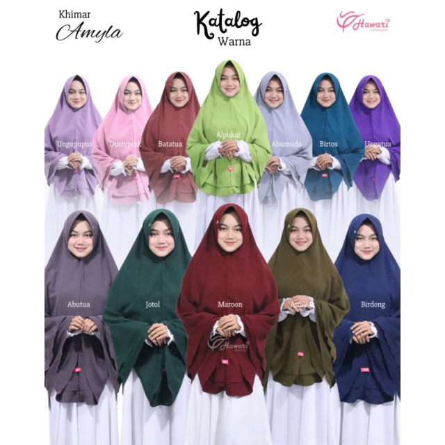 Amyla Khimar Hawari Jilbab Syar'i