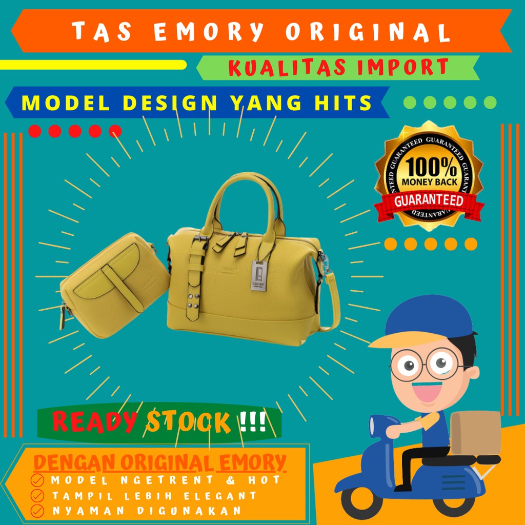 TAS EMORY ASYURA 3161 ORIGINAL BRAND | HANDBAG EMORY IMPORT MURAH PENGIRIMAN BANDUNG
