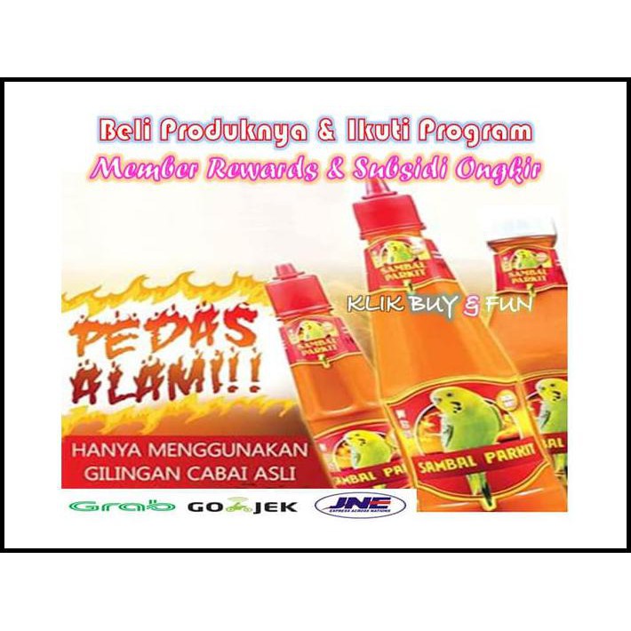 

Terbaru Sambal Pedas Sambal Parkit 300 Ml