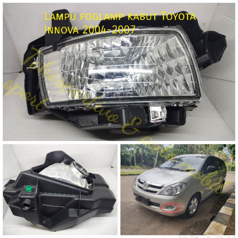 Lampu foglamp kabut depan Toyota Innova 2004-2007