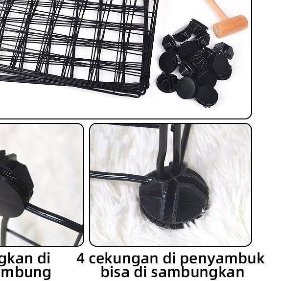 olla Pet Cage Stackable Pet Fence 35*35CM-DIY Pet Cage For Dog Cat-DIY Pet Metal Wire Kennel