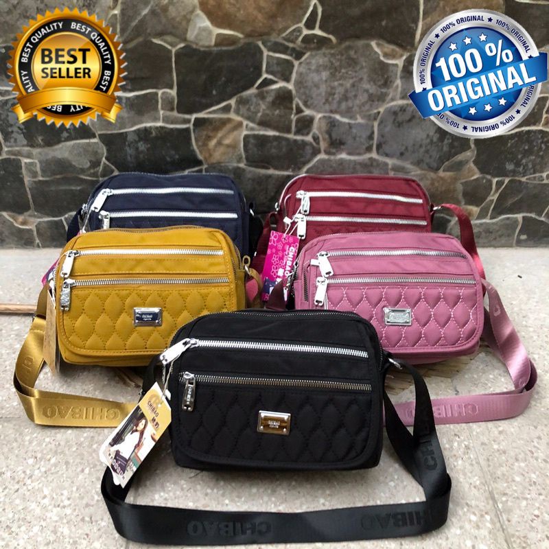 ORIGINAL Tas Selempang Chibao Wanita IMPORT KOREA Elegan Design Terbaru Best Seller