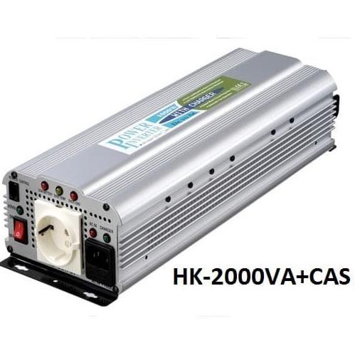 Power Inverter Dctoac+Cas Aki 10A Hk2000Va 12V Hachiko Made In Taiwan