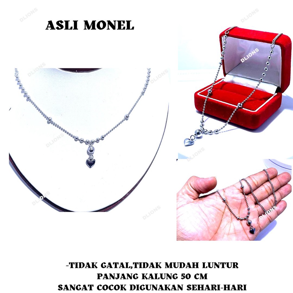 KALUNG BAJA PUTIH ASLI,KALUNG WANITA ANTI KARAT,KALUNG WANITA MONEL,KALUNG MONEL