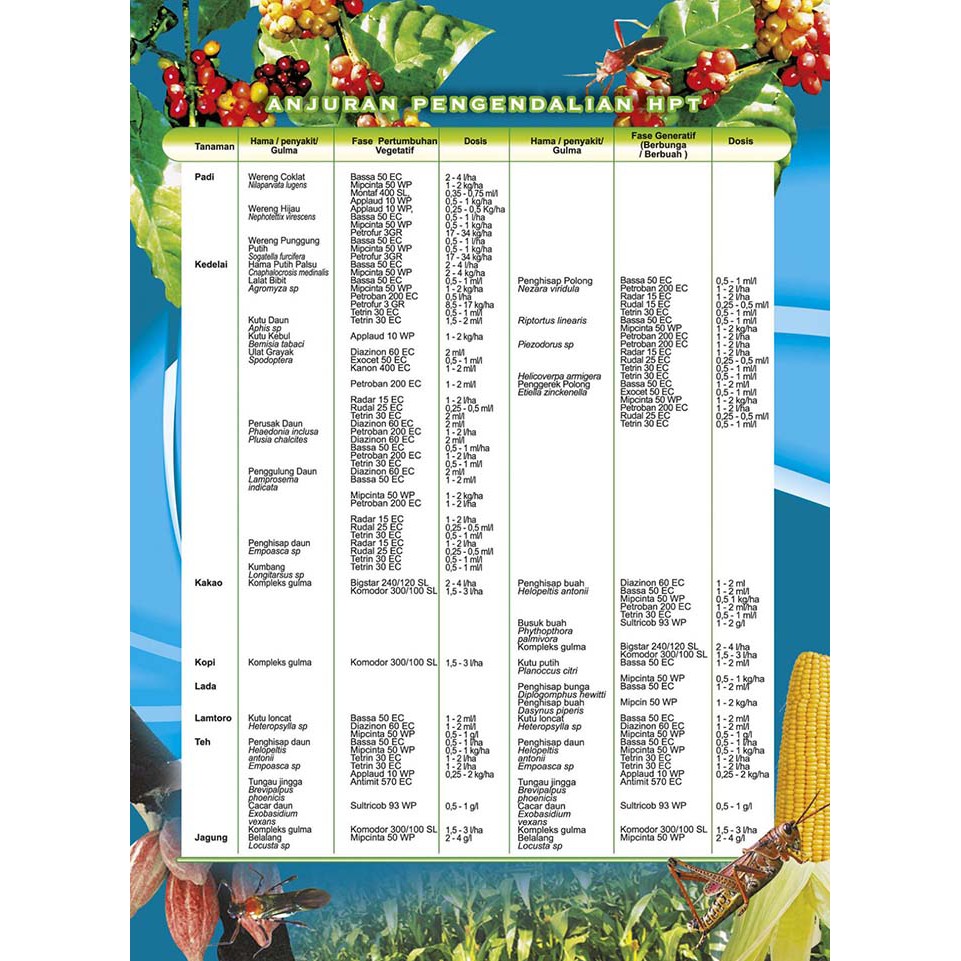 Insektisida Mipcinta 50 wp 100 GR  Bahan Aktif MIPC basmi Semut Hama walang sangit Wereng