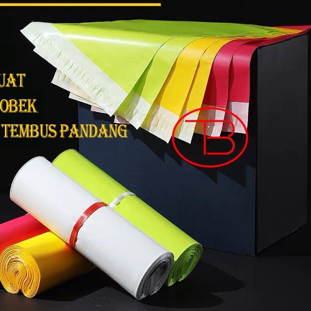 

Polymailer / Plastik Packing Online Shop 40X50CM LDPE WARNA Glossy Isi 100Pcs Lem Perekat Grosir