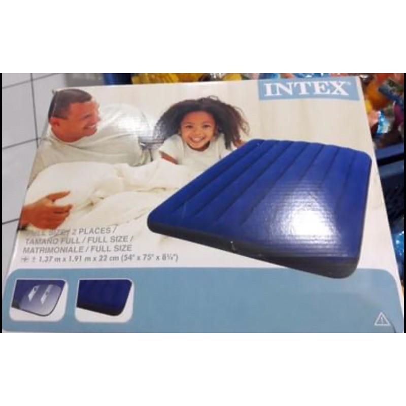 Kasur Angin Double Intex 64758/kasur angin double/camping gear/kasur pompa/matras