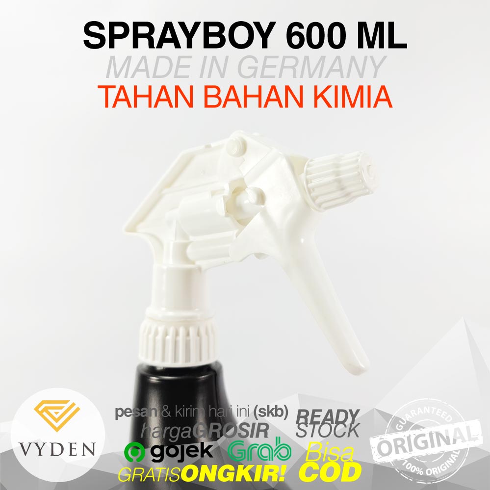 SONAX Sprayboy 600ml Germany Botol Spray Stream Semprotan Tahan Kimia Poles Mobil MURAH